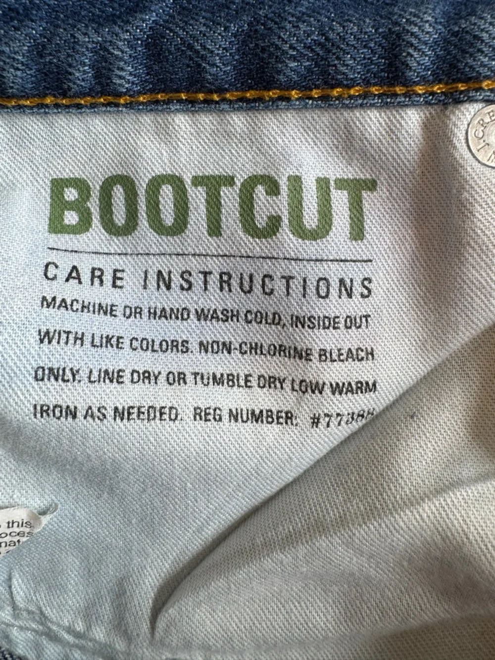 J. CREW Boot-Cut Jeans with Multi-Color Floral Print